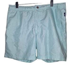 Cole Lined Swimsuit Light Blue Plaid Size 34